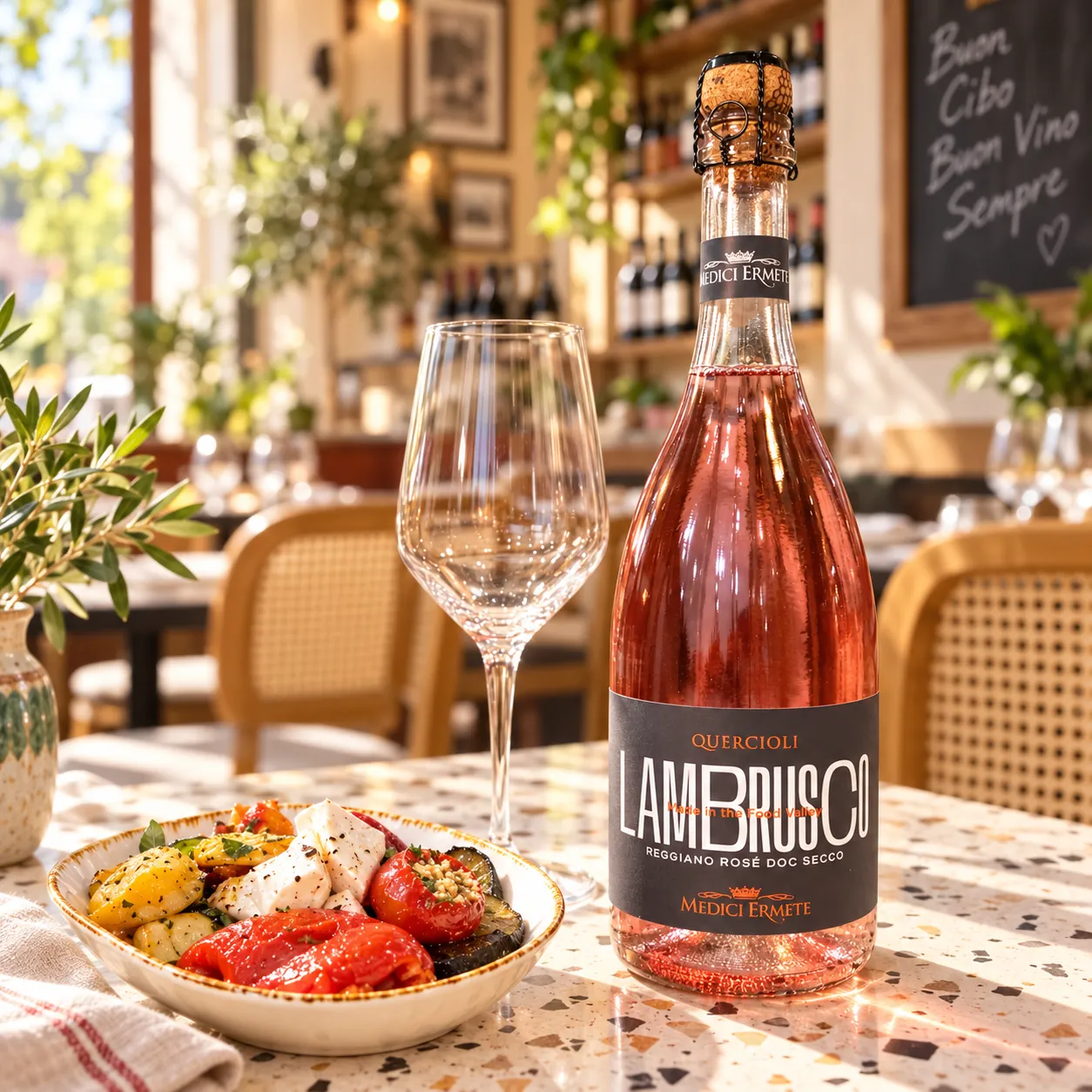 Lambrusco Reggiano Rosé DOC Secco « Quercioli » — Medici Ermete — photo 3